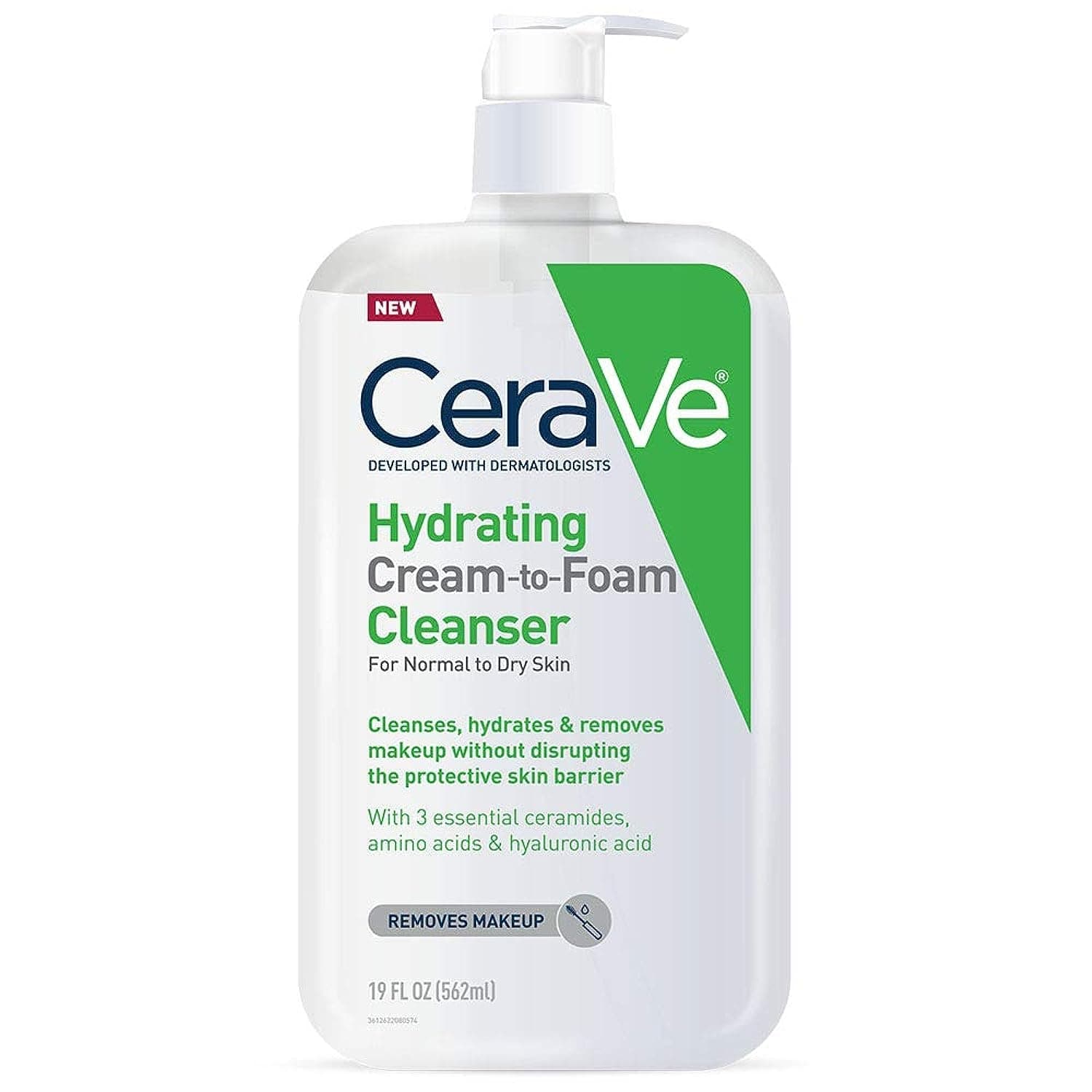 CeraVe Hydrating Cream-to-Foam Cleanser - as seen on @alishasapproach's video